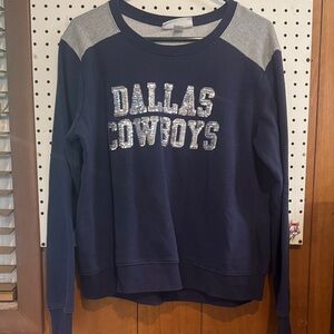 NFL Dallas Cowboys Navy Authentic Sweatshirt